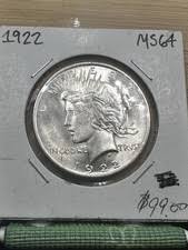1922 Year U.S. Mint Certified Peace Dollars (1921-1935) for sale | eBay