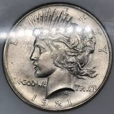 1921 P HIGH RELIEF Peace Silver Dollar NGC MS-65 -VAM-1K1 Die Gouge Back of Neck | eBay