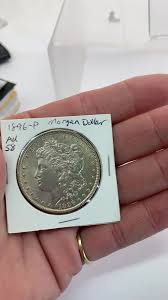 Uncirculated 1896 Philadelphia Mint Silver Morgan Dollar ...