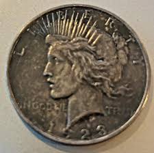 1923 S mint silver dollar coin Peace Dollar Circulated | eBay