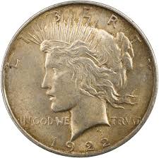 1922-D Peace Silver Dollar, Low Relief | Littleton Coin Company