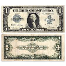 1923 $1 Silver Certificate Circulated | International Coins ...