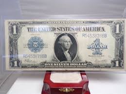 LARGE 1923 $1 ONE DOLLAR “HORSE BLANKET” SILVER CERTIFICATE ...