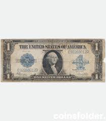 1923 USA "Horse Blanket" Large-Size Silver Certificate 1 ...