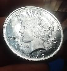 The Word Copy Stped In My 1922 Peace Dollar - Coin Community Forum