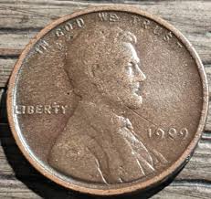 1909 First Year Brown Lincoln Wheat Cent Antique Vintage Tough Date Solid Grade Authentic U.s.coin Penny - Etsy