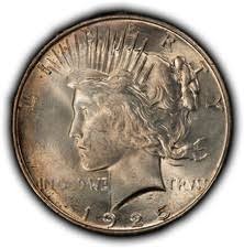 Uncirculated 1925 Year Peace Dollars (1921-1935) for sale | eBay