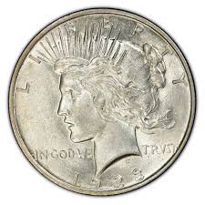 Buy 1922-1935 Peace Silver Dollar Coin AU - Monument Metals