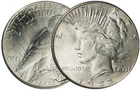 1922-S Peace Silver Dollar Brilliant Uncirculated ...