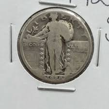 1928 S 25c Standing Liberty Silver Quarter Coin Choice ...
