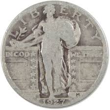 1925-1930 Standing Liberty Silver Quarter Circulated 6 Coin Set