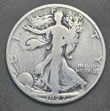 Half Dollar Walking Liberty Half Dollar 1927 S SILVER COIN ...