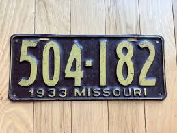 1933 Missouri Truck License Plate – RusticPlates