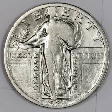1928 Standing Liberty Quarter. Error. Clashed "E". 190731 | eBay