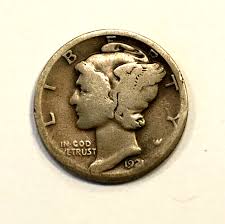 1921 P Mercury Head Silver Dime 10c G Good Condition | eBay