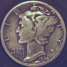 1936 P MERCURY SILVER DIME CIRCULATED | eBay