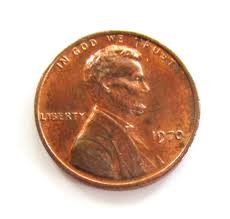 Vintage 1970 Lincoln Memorial Penny Copper One Cent Penny ...