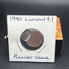 OFF-CENTER BEAUTY FULL DATE 1990 MINT ERROR ...