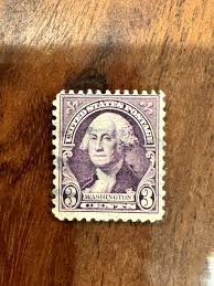 Rare George Washington 3 Cent Stamp Purple/ Violet C20 | eBay