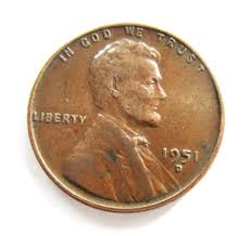 Vintage 1951D Lincoln Penny Copper Wheat One Cent Penny Full Date, Fine+ Condition, Circulated Penny - Collectible Coin - Etsy