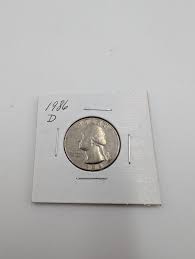 1986 D Washington quarter Us Mint | Mercari
