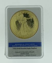 1933 Gold Proof Double Eagle Replica 24k American Mint ...
