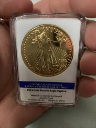 1933 Gold Double Eagle Liberty Replica Coin 24K Gold Layered ...