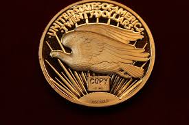 1933 $ 20.00 GOLD FANTASY COIN, NOT REAL COIN, PROOF LIKE ...