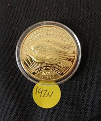 Sold at Auction: 1933 US Liberty Coin, Copy # AK 0703 .999 1 ...