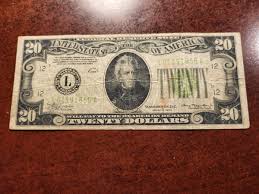 $20 FRN, series 1934, circulated inv02 m22ej | eBay