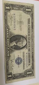 1935-C US One 1 Dollar Bill Silver Certificate Blue Seal | eBay