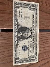 USA $1 SILVER CERTIFICATE SERIES 1957A C653 ...