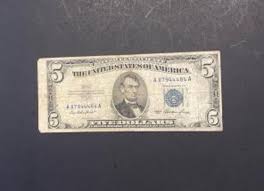 Five Dollar silver certificate! Error 1953 off center | Mercari