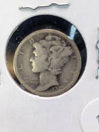 Sold at Auction: 1921 Mercury Dime