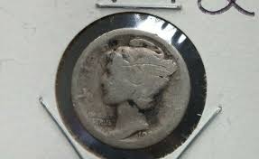 1921 P Mercury Silver Dime Coin AG About Good Circulated ...