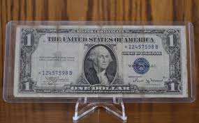 1935-B Silver Certificate Star Note - F (Fine) Grade ...