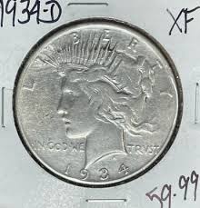 1934-D PEACE SILVER DOLLAR ~ XF ~NICE COIN~ | eBay