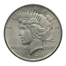 Silver Peace Dollar AU – Various Dates (1922–1935)