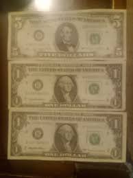 Older Money $5 Bill 1977 & Printed In Cleveland Ohio And ...
