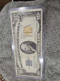 A small $10 silver certificate series 1934A | Mercari
