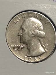 1965 " Doubled Die Obverse" Washington Quarter No Mint Mark ...