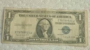 ✓ 1935 GODLESS Blue Seal $1 Dollar Silver Certificate, Old ...