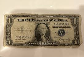 Series 1935 E Blue Seal $1.00 One Dollar Silver Certificate ...