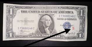 Series 1935 F One Dollar $1 Blue Seal Silver Certificate “S ...