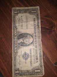 Sale ! Rare 1935 F SILVER Certificate Note Dollar Bill Series ...