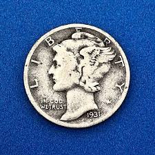 1931 S United States 90% Silver Mercury Dime Key Date Scarce ...