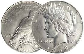 1935-P Peace Silver Dollar Brilliant Uncirculated ...