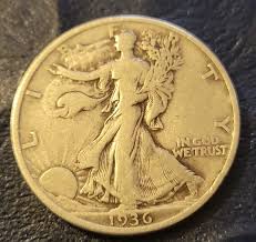 1936 50C Walking Liberty Half Dollar VF Condition | eBay