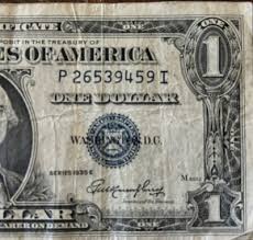 RARE PRINTING ERROR 1935E DOLLAR BILL SILVER CERTIFICATE | eBay