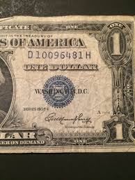 1935 E Silver Certificate One Dollar Bill - This Item Expires May and I Will Not Be Relisting It - Etsy